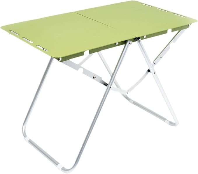 Portable Folding Outdoor Table – Lightweight Aluminum Frame Small Desk for Camping, Picnic, Balcony