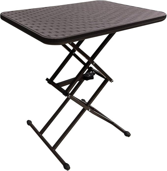 Adjustable Folding Table – Portable Multi-Use Desk for Home, Office, Camping & Outdoor Use